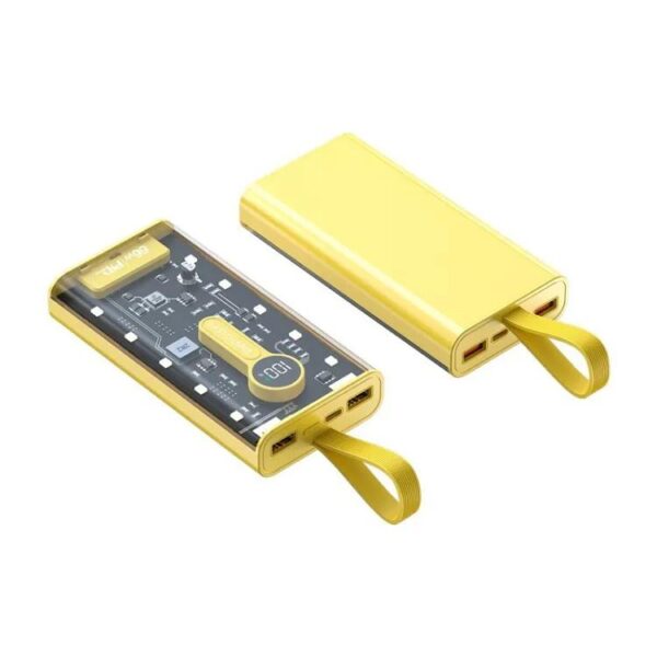 20000mah 66W Transparent Power Bank