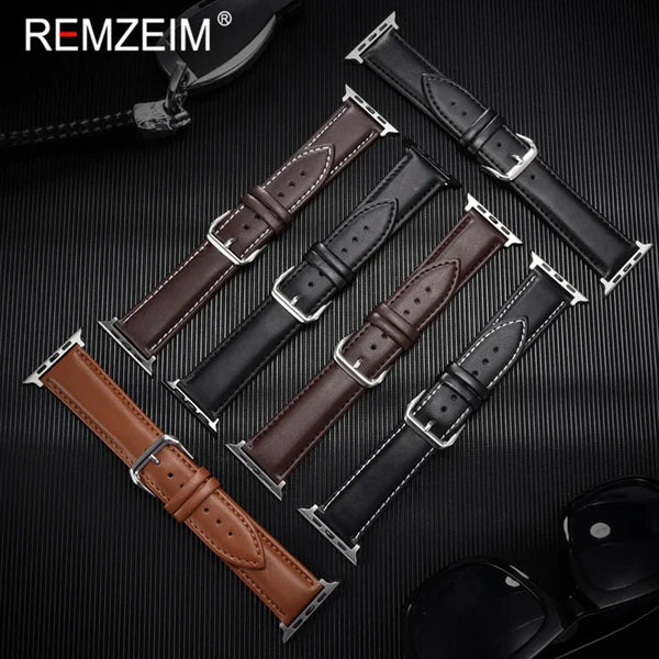 Simple Leather Straps For 42-44-45-49mm